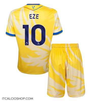 Crystal Palace Eberechi Eze #10 Seconda Maglia Bambino 2024-25 Manica Corta (+ Pantaloni corti)